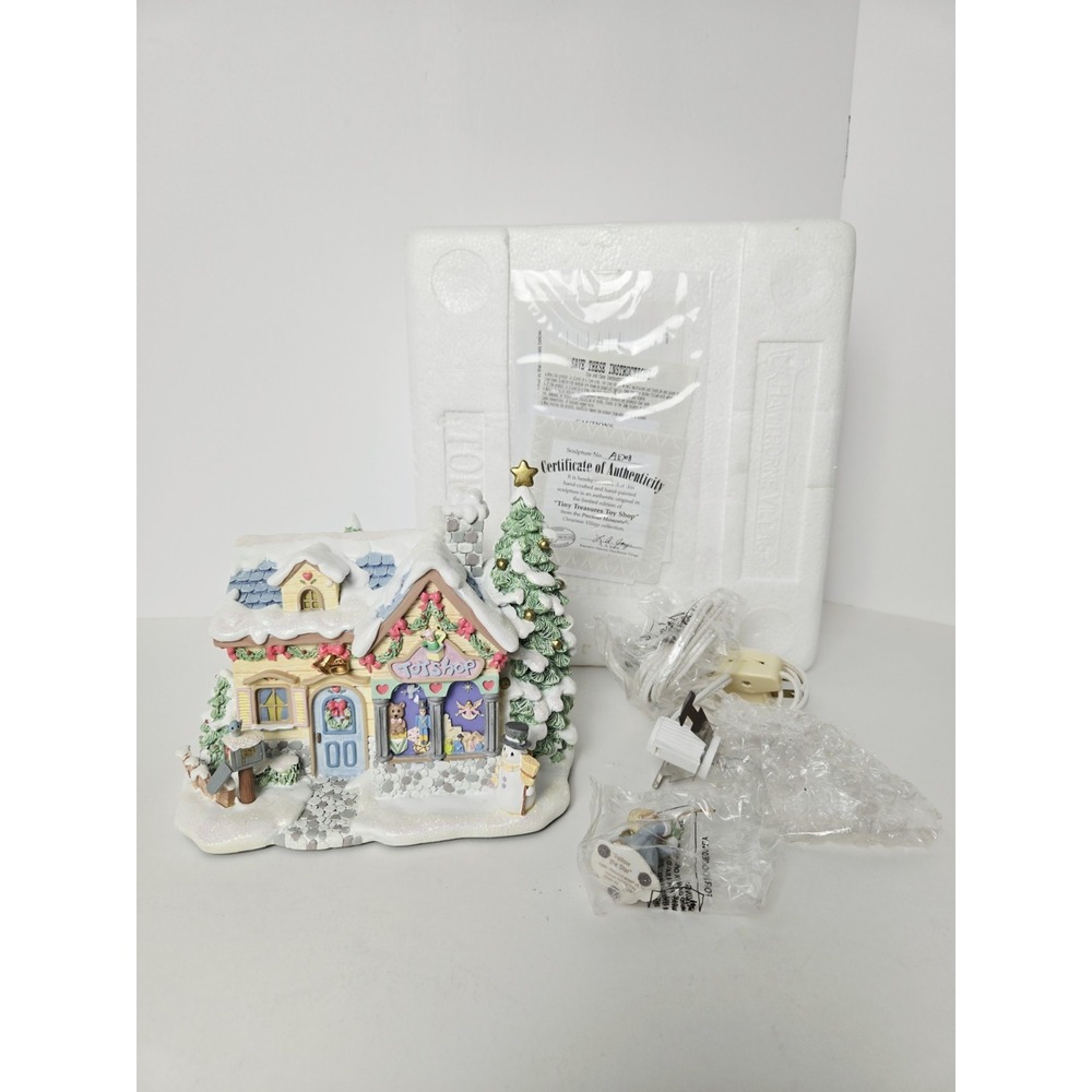 Hawthorne Village Precious Moments Tiny Treasures Toy Shop village Christmas